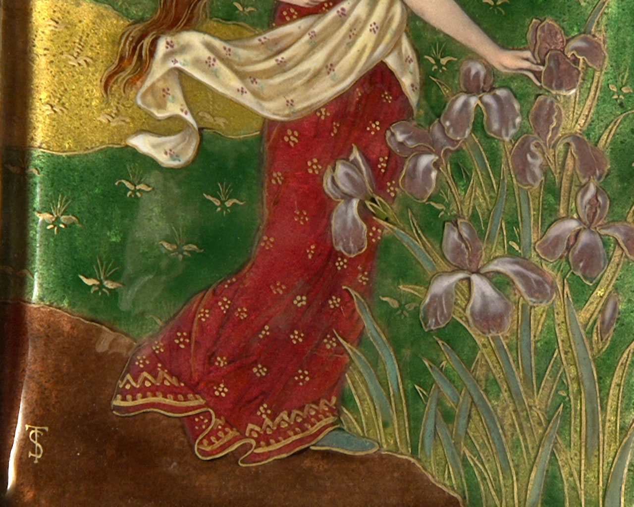 Theophile Soyer "The Spring" Theophile Soyer "The Spring"-3