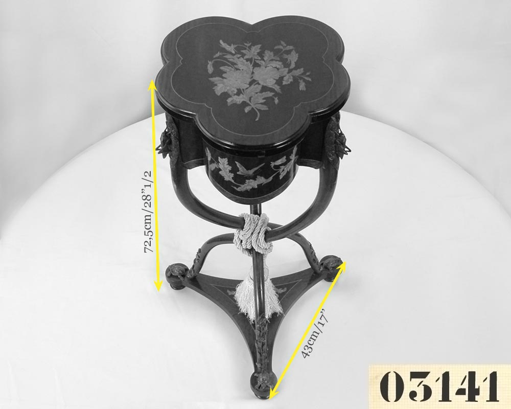 Charles-Guillaume Diehl, sewing table with turtles and grasshoppers Charles-Guillaume Diehl, sewing table with turtles and grasshoppers-4