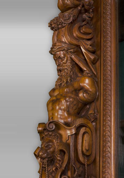 A monumental Display Cabinet coming from an exceptional furniture set realized by Moses Michelangelo Guggenheim for the Palazzo Papadopoli in Venice, Italy A monumental Display Cabinet coming from an exceptional furniture set realized by Moses Michelangelo Guggenheim for the Palazzo Papadopoli in Venice, Italy-2