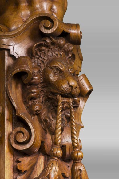 A monumental Display Cabinet coming from an exceptional furniture set realized by Moses Michelangelo Guggenheim for the Palazzo Papadopoli in Venice, Italy A monumental Display Cabinet coming from an exceptional furniture set realized by Moses Michelangelo Guggenheim for the Palazzo Papadopoli in Venice, Italy-6