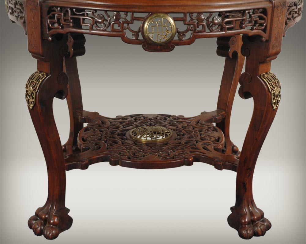 Maison des Bambous de Perret et Vibert (attrib. to), Large central coffee table. Maison des Bambous de Perret et Vibert (attrib. to), Large central coffee table.-1