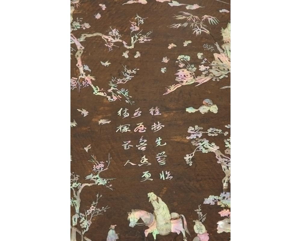 Maison des Bambous de Perret et Vibert (attrib. to), Large central coffee table. Maison des Bambous de Perret et Vibert (attrib. to), Large central coffee table.-4