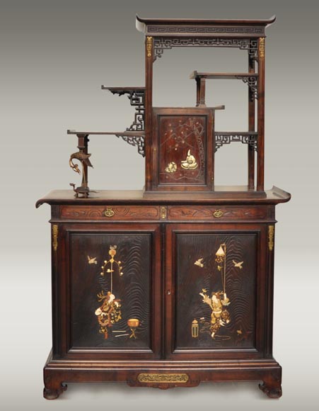 Gabriel VIARDOT, Japanese cabinet "Circus games" Gabriel VIARDOT, Japanese cabinet "Circus games"-0