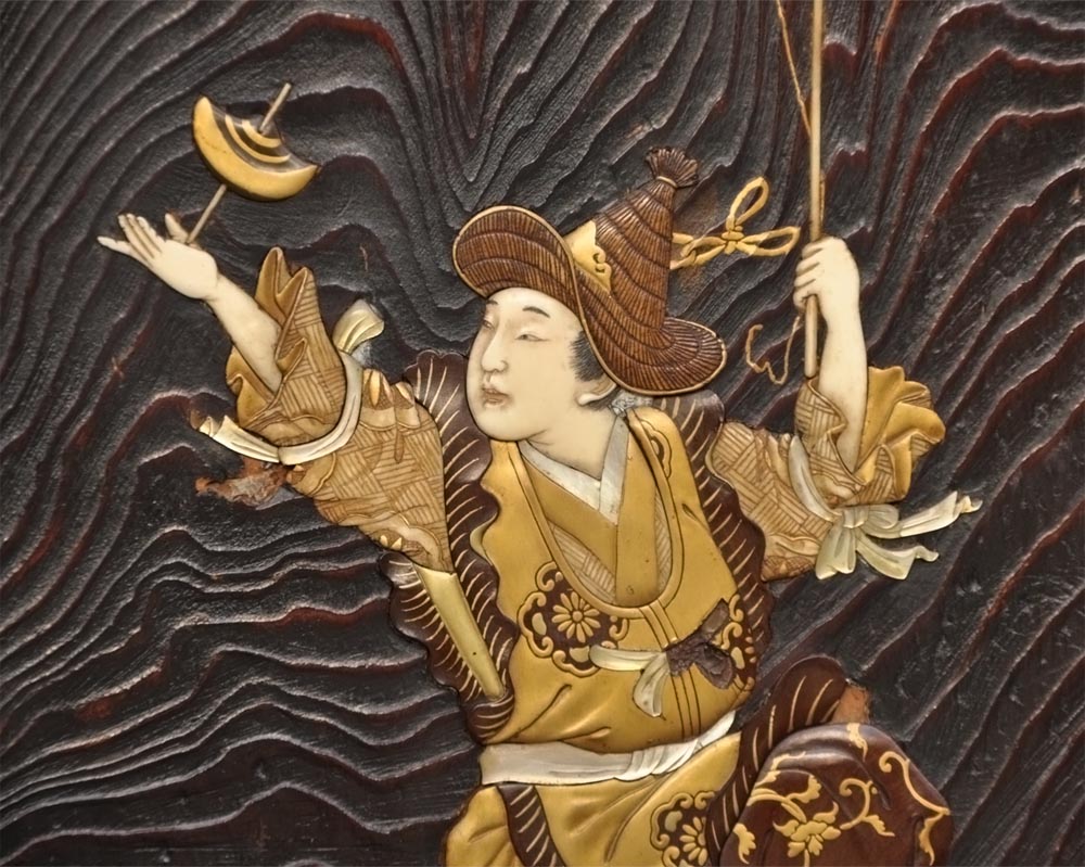 Gabriel VIARDOT, Japanese cabinet "Circus games" Gabriel VIARDOT, Japanese cabinet "Circus games"-10