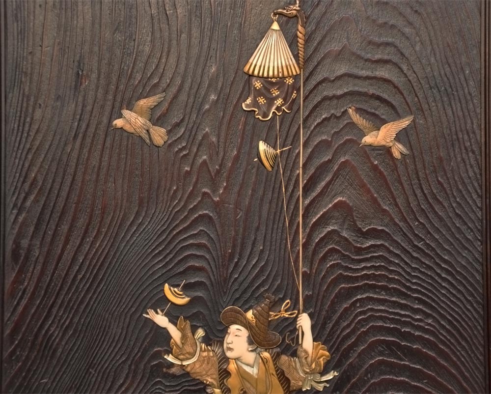 Gabriel VIARDOT, Japanese cabinet "Circus games" Gabriel VIARDOT, Japanese cabinet "Circus games"-11