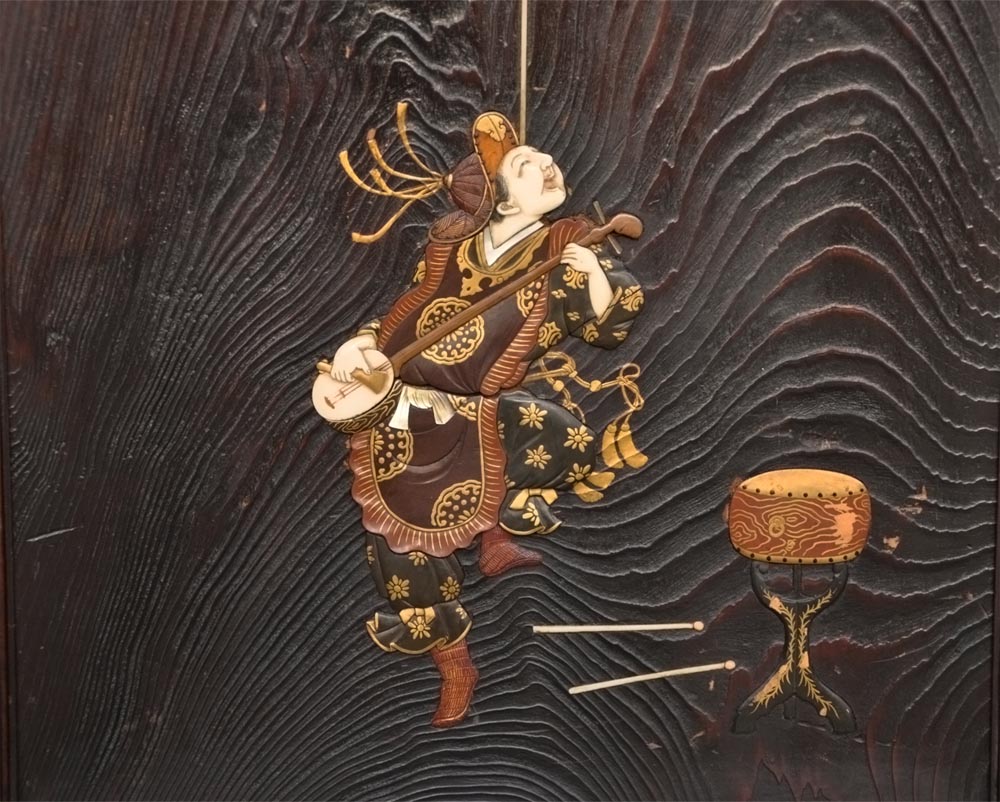 Gabriel VIARDOT, Japanese cabinet "Circus games" Gabriel VIARDOT, Japanese cabinet "Circus games"-12