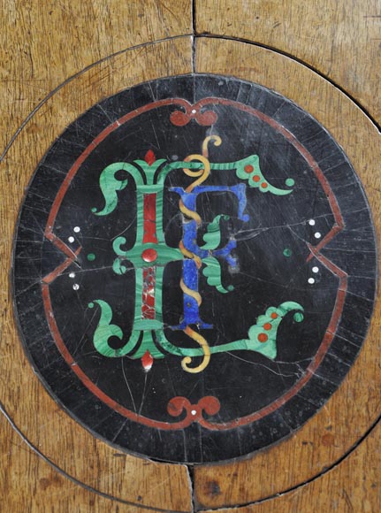 Beautiful antique carved walnut wood dining room set by the french cabinetmaker Paul Mazaroz Beautiful antique carved walnut wood dining room set by the french cabinetmaker Paul Mazaroz-13