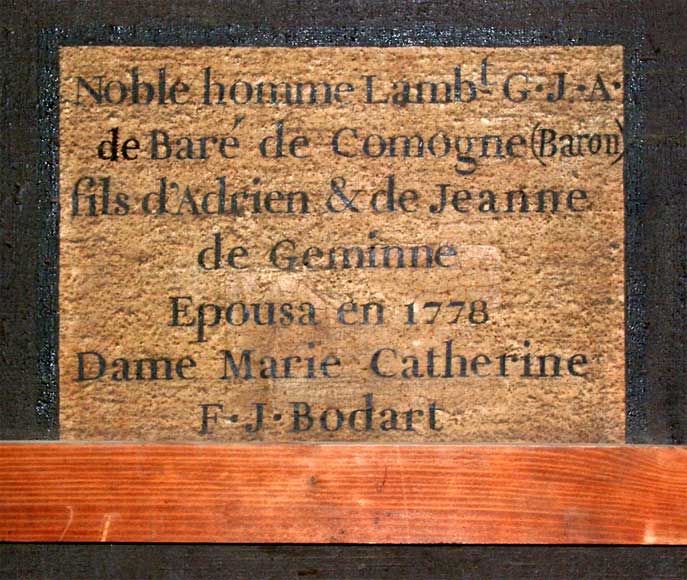 Oak fireplace with portrait of a gentleman Oak fireplace with portrait of a gentleman-11