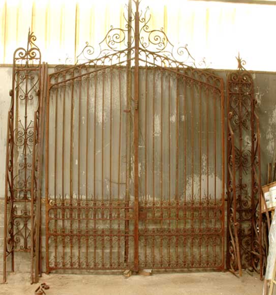 Wrought iron 19th century main gate  Wrought iron 19th century main gate -0
