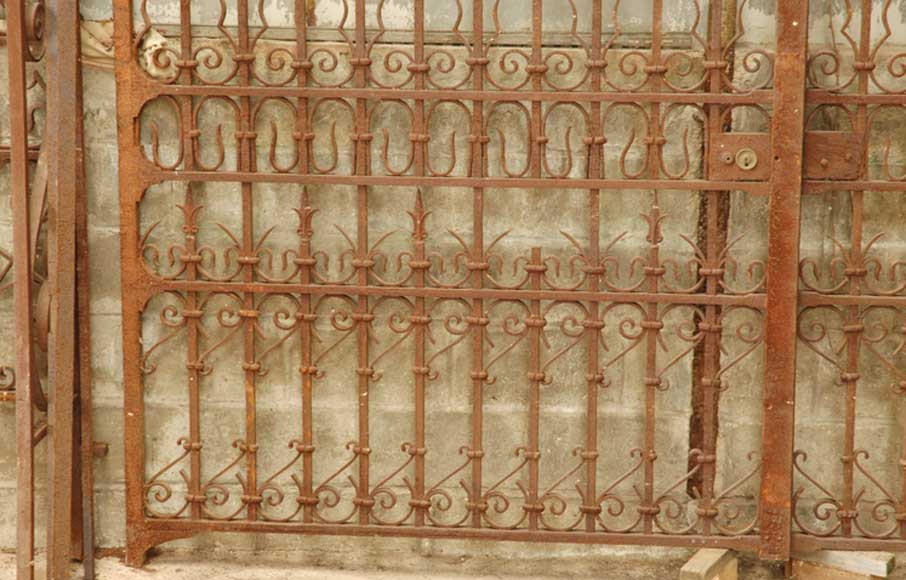 Wrought iron 19th century main gate  Wrought iron 19th century main gate -1