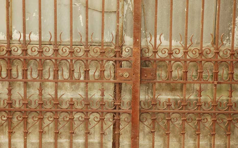 Wrought iron 19th century main gate  Wrought iron 19th century main gate -2
