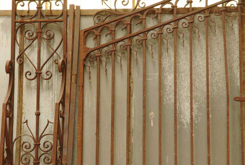 Wrought iron 19th century main gate  Wrought iron 19th century main gate -3