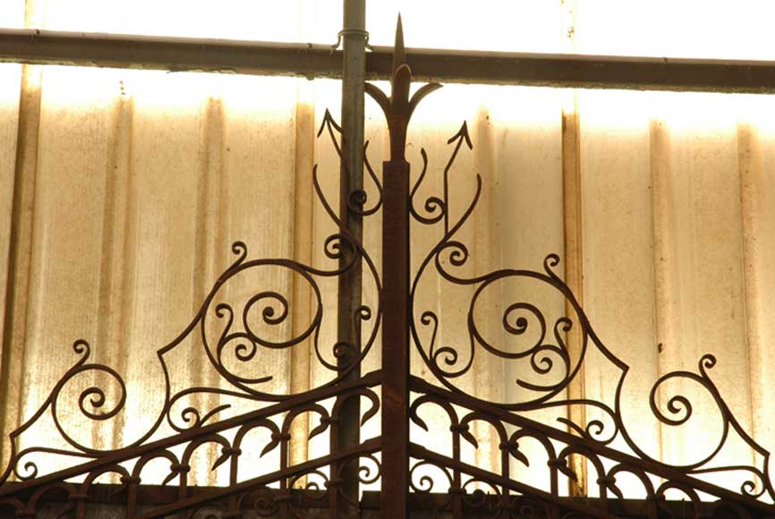 Wrought iron 19th century main gate  Wrought iron 19th century main gate -4