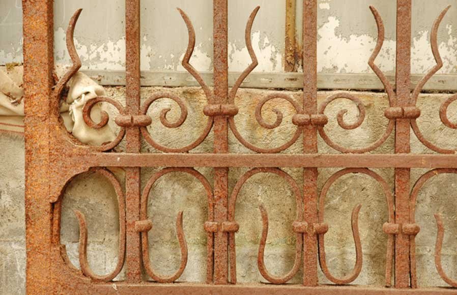 Wrought iron 19th century main gate  Wrought iron 19th century main gate -5