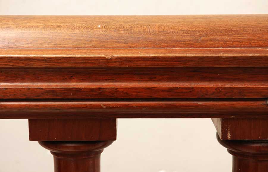 Mahogany newel post and staircase late 19th century. Mahogany newel post and staircase late 19th century.-10