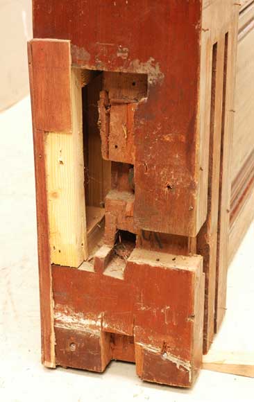 Mahogany newel post and staircase late 19th century. Mahogany newel post and staircase late 19th century.-11