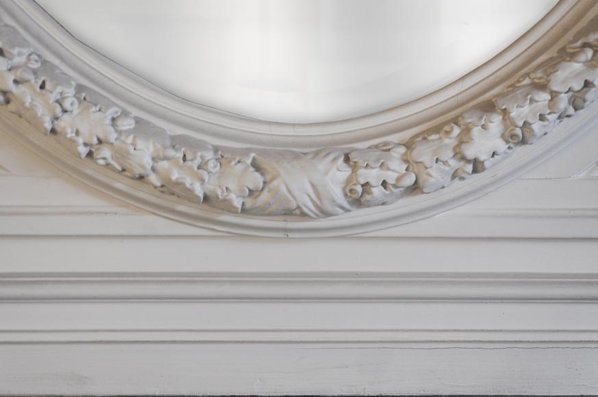 Antique Napoléon III overmantel embellished with a woman's face Antique Napoléon III overmantel embellished with a woman's face-3