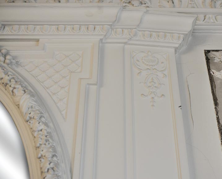 Antique Napoléon III overmantel embellished with a woman's face Antique Napoléon III overmantel embellished with a woman's face-4