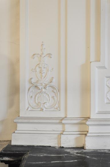 Antique Napoléon III overmantel embellished with a woman's face Antique Napoléon III overmantel embellished with a woman's face-5