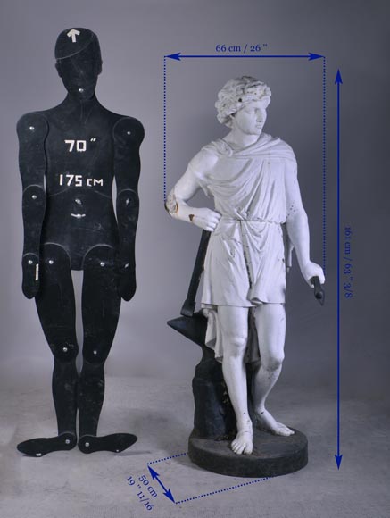 Mathurin MOREAU (1822 – 1912) (after), The Blacksmith, Cast iron sculpture after a model for the Val d'Osne Art Foundries Mathurin MOREAU (1822 – 1912) (after), The Blacksmith, Cast iron sculpture after a model for the Val d'Osne Art Foundries-9