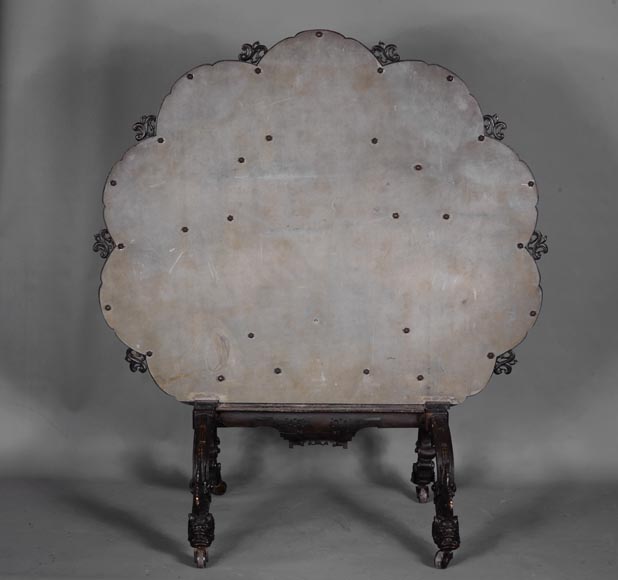 Maison MARNYHAC (att. to) - Antique Chinese style firescreen in brown patina bronze, second half of the 19th century Maison MARNYHAC (att. to) - Antique Chinese style firescreen in brown patina bronze, second half of the 19th century-10