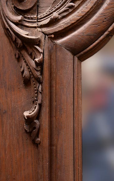 Louis XV style wood overmantel, late 19th century Louis XV style wood overmantel, late 19th century-7