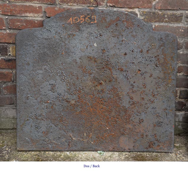 Louis XV style cast iron fireback with dancing lady and musician Louis XV style cast iron fireback with dancing lady and musician-7