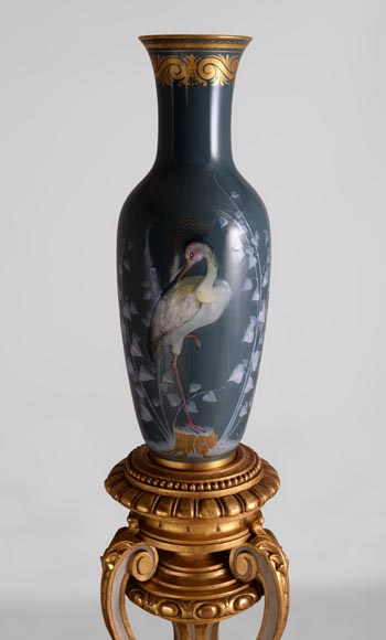 Albert DAMMOUSE and MANUFACTURE DE SEVRES - Important antique exhibition vase,  Albert DAMMOUSE and MANUFACTURE DE SEVRES - Important antique exhibition vase,