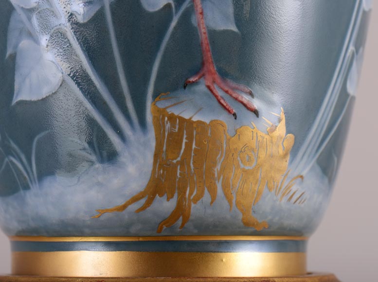 Albert DAMMOUSE and MANUFACTURE DE SEVRES - Important antique exhibition vase,  Albert DAMMOUSE and MANUFACTURE DE SEVRES - Important antique exhibition vase,