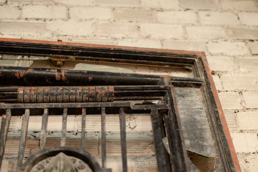 POILLERAT Gilbert - Art Deco pair of doors and window railing, wrought iron and bronze, 1936 POILLERAT Gilbert - Art Deco pair of doors and window railing, wrought iron and bronze, 1936-12