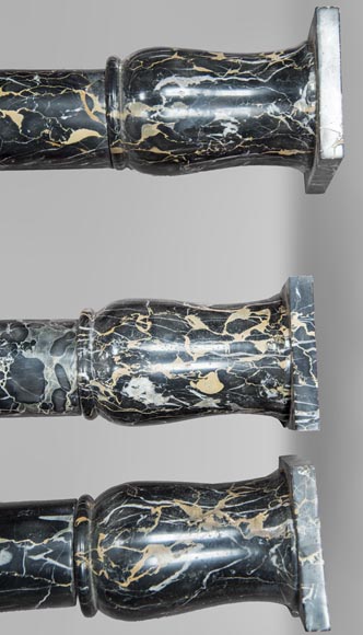 Set of columns made out of Portor marble Set of columns made out of Portor marble-3