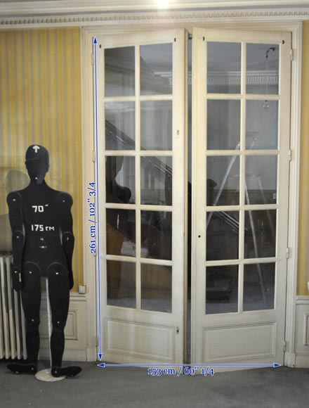 Set of four double doors, 1930's Set of four double doors, 1930's-12