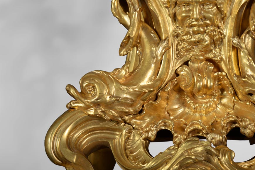 Léon MESSAGÉ (1842-1901) (att. to) - Antique Louis XV style clock Léon MESSAGÉ (1842-1901) (att. to) - Antique Louis XV style clock-6