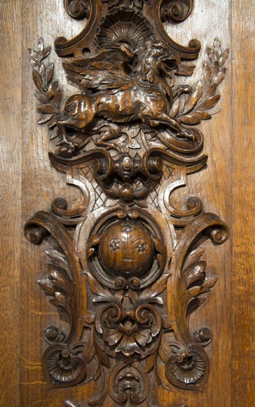 Richly carved Neo-Renaissance style buffet Richly carved Neo-Renaissance style buffet-5