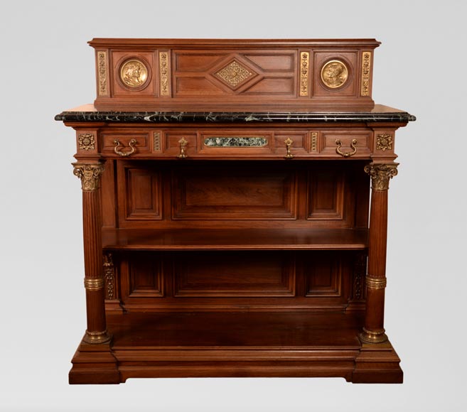 Édouard LIÈVRE (Author of the model, 1829 – 1886), Paul SORMANI (cabinetmaker, 1817 – 1874 or 1875) Neo-Renaissance ceremonial sideboard and buffet Édouard LIÈVRE (Author of the model, 1829 – 1886), Paul SORMANI (cabinetmaker, 1817 – 1874 or 1875) Neo-Renaissance ceremonial sideboard and buffet-12