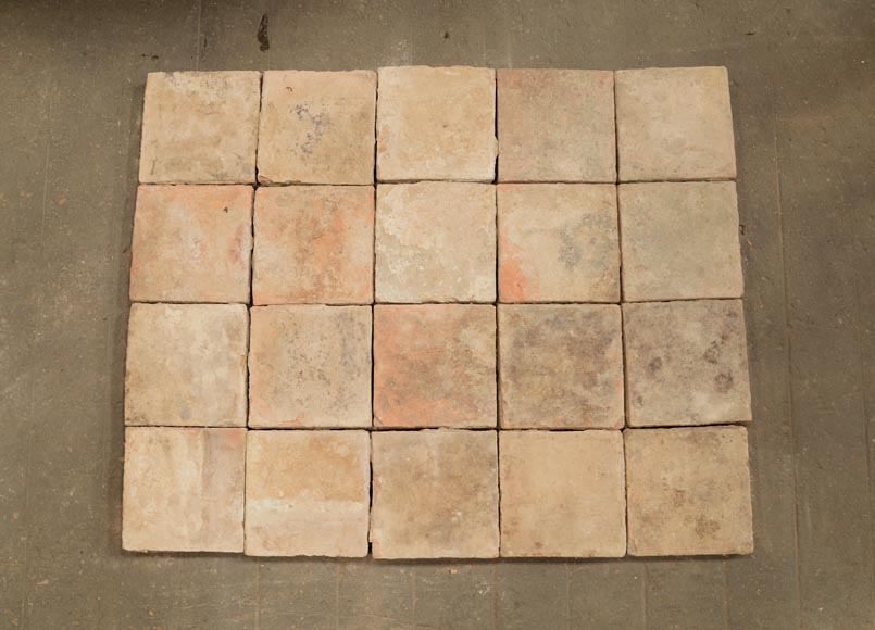 18th century floor, composed of raw clay slabs-2