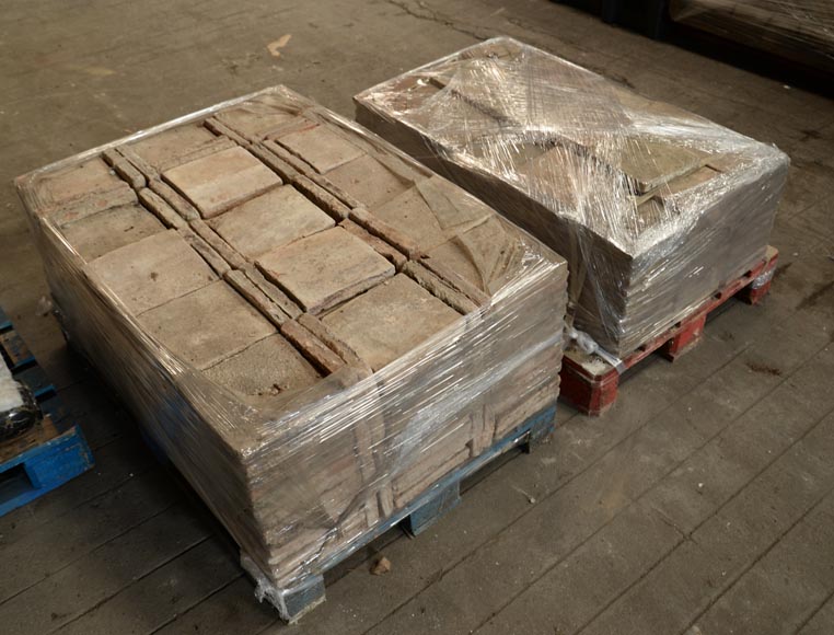 18th century floor, composed of raw clay slabs 18th century floor, composed of raw clay slabs-5