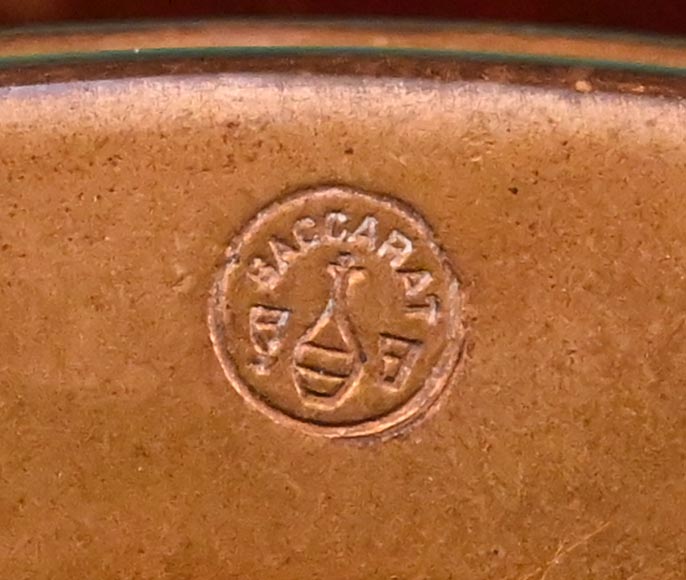 BACCARAT, Garniture with Japanese landscape, circa 1880 BACCARAT, Garniture with Japanese landscape, circa 1880-6