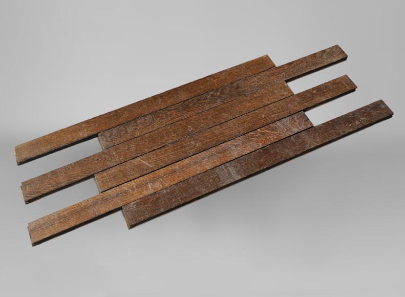 50 sqm Lot of straight parquet in oak 50 sqm Lot of straight parquet in oak-0