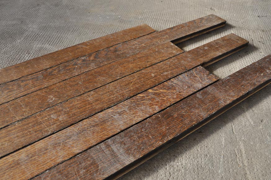 50 sqm Lot of straight parquet in oak 50 sqm Lot of straight parquet in oak-1
