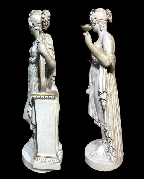 Plaster statuary group Hebe and Terpsichore Plaster statuary group Hebe and Terpsichore-7