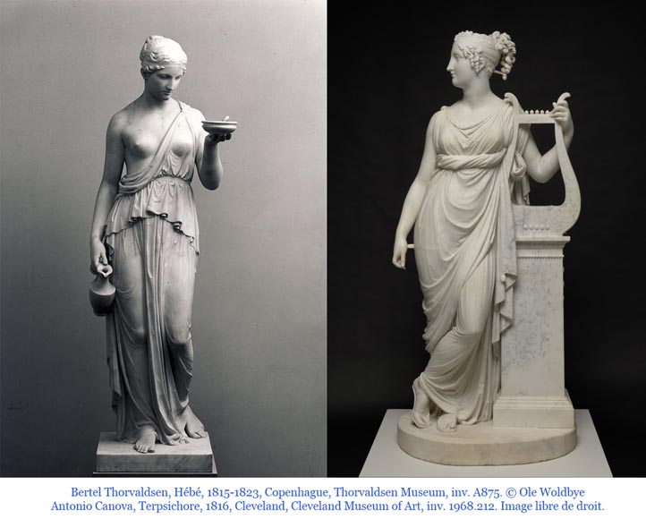 Plaster statuary group Hebe and Terpsichore Plaster statuary group Hebe and Terpsichore-9