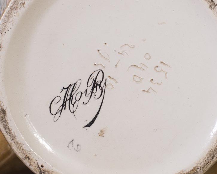 Louis-Robert CARRIER-BELLEUSE (1848 - 1913) and POTTERY FROM CHOISY LE ROI (1863 -1938),  Louis-Robert CARRIER-BELLEUSE (1848 - 1913) and POTTERY FROM CHOISY LE ROI (1863 -1938),