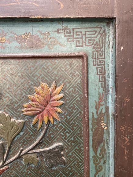 Pair of Chinese screens Pair of Chinese screens-15