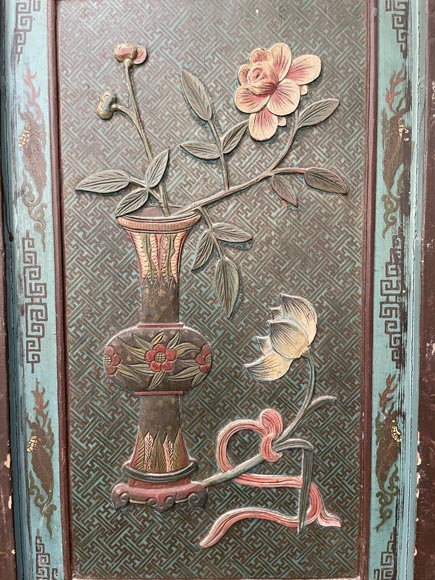 Pair of Chinese screens Pair of Chinese screens-18