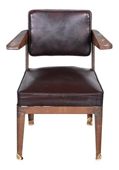 Armchair by PROUVÉ Jean, to be proven as by Prouvé Armchair by PROUVÉ Jean, to be proven as by Prouvé-2