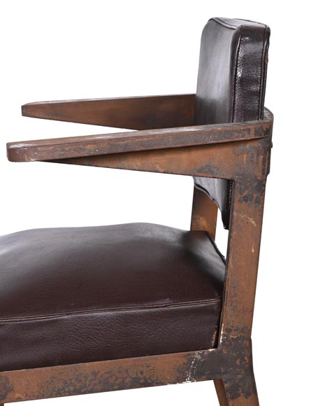 Armchair by PROUVÉ Jean, to be proven as by Prouvé Armchair by PROUVÉ Jean, to be proven as by Prouvé-11
