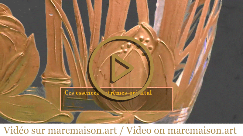 BACCARAT, Pair of Vases with Bamboo Decor, circa 1880 BACCARAT, Pair of Vases with Bamboo Decor, circa 1880-0