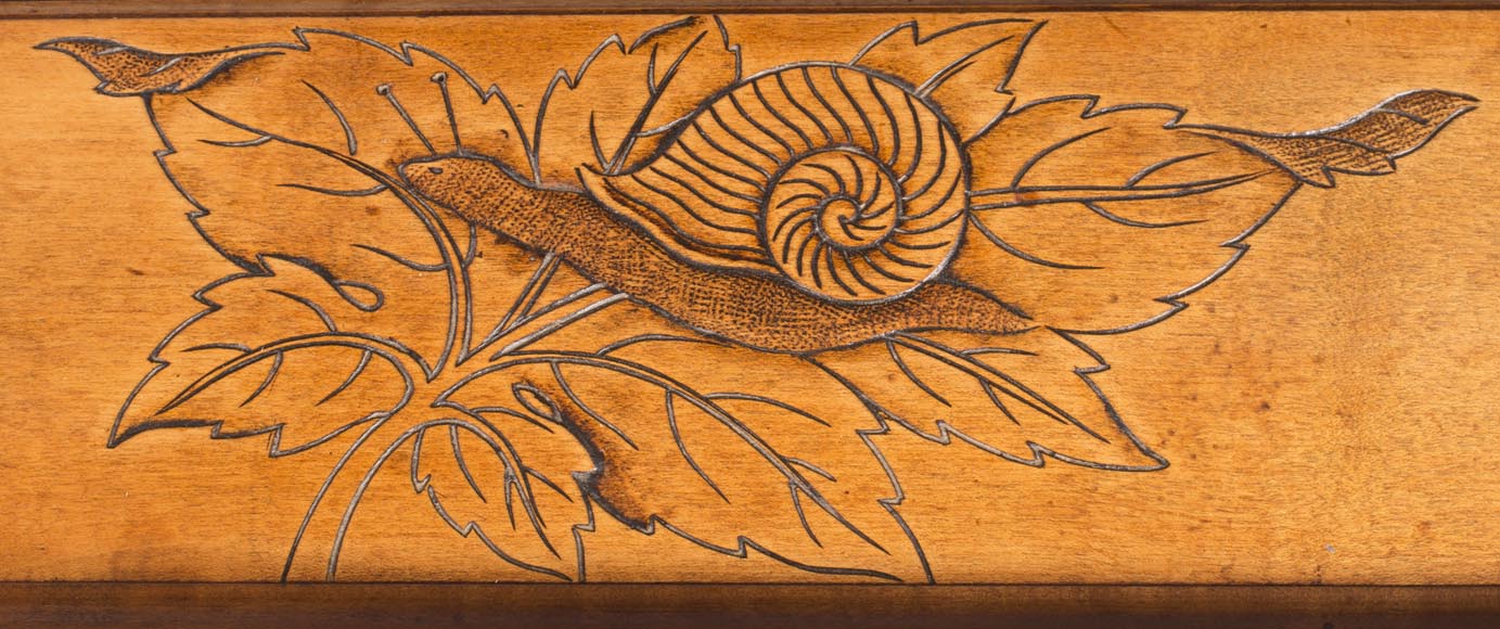 Japanese style tea table with mother-of-pearl inlays Japanese style tea table with mother-of-pearl inlays-5