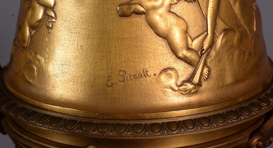 Émile Louis PICAULT (sculptor), Alphonse Mathieu Paris (clock maker),  Émile Louis PICAULT (sculptor), Alphonse Mathieu Paris (clock maker),